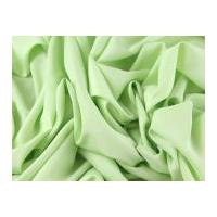 Soft Touch Polyester Crepe Dress Fabric Light Green