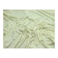 Soft Knitted Stretch Jersey Dress Fabric Cream