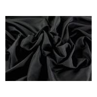 Soft Touch Polyester Crepe Dress Fabric Black