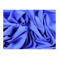 Soft Touch Polyester Crepe Dress Fabric Royal Blue