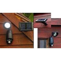 Solar Powered 9 LED PIR Motion Sensor Garden Light