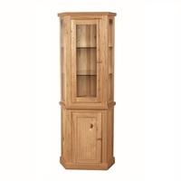 solero corner display cabinet in ashwood