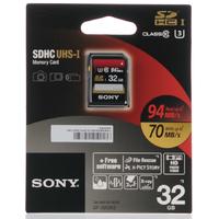 sony 32gb 94mbs class 10 sdhc sf32ux memory card