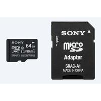 Sony 64GB 90MB/s Class 10 SR64UY3A Micro SD Memory Card with SD Adapter