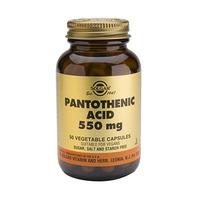 Solgar Pantothenic Acid 550mg (50 tabs)