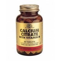 Solgar Calcium Citrate with Vitamin D (60 tabs)
