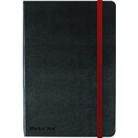 soft touch black n red notebook a5 pk1