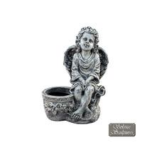 solstice cherub planter