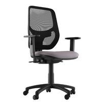 sophia fabric task chair grey 1d adjustable arms