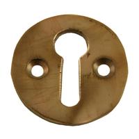 Solid Bronze Keyhole Cover 32mm Diameter