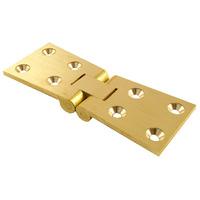 Solid Brass Bar Flap Hinges 38x114mm