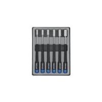 Socket wrench set, 6 pieces, M2-M6, hexagonal DONAU