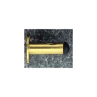 Solid Brass Tubular Door Stop 3in