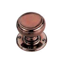 Solid Bronze 64mm Stepped Bun Style Door Knobs