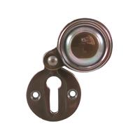 Solid Bronze Covered Keyhole Cover 32mm