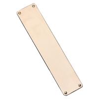 Solid Bronze Push Plate 305x64mm