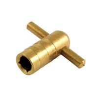 Solid Brass Radiator Key