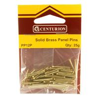 solid brass panel pins 25g bag