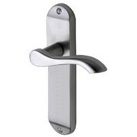 sorrento sc7360 aurora satin chrome lever latch door furniture