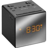 sony icf c1t radio alarm clock fm am black