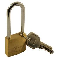 Solid Brass 30mm Extended Shackle Padlock