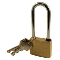 Solid Brass 40mm Extended Shackle Padlock