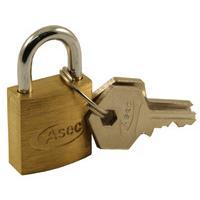 Solid brass padlock 25mm