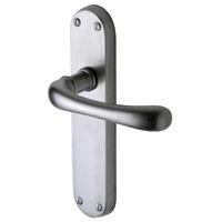 sorrento sc6360 donna satin chrome lever latch door furniture