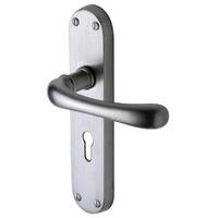 Sorrento SC6350 Donna Satin Chrome Lever Lock Door Furniture