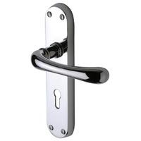 Sorrento SC6350 Donna Chrome Lever Lock Door Furniture