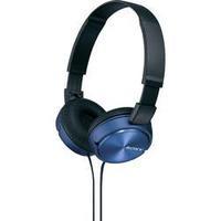 sony mdr zx310 hi fi headphones blue
