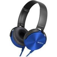 Sony MDR-XB450AP Hi-Fi Headphones Blue