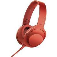 Sony hear on MDR-100AAP Hi-Fi Headphones Red