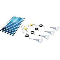 Solar kit with 4 lights, incl. cable Sundaya 4 T-light 180 Kit 350070 Power 12 Wp