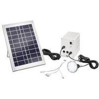 Solar kit incl. battery, incl. cable, with LED light Esotec 03005 Power 5 W