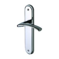 Sorrento Tosca Door Handle Pair Sorrento Tosca Door Handle Pair - Latch Plate Polished Chrome