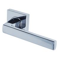 Sorrento Axis Lever on Square Rose Pair Polished Chrome