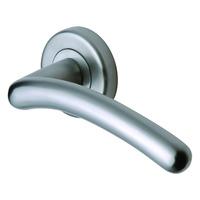 Sorrento Ico Lever on Rose Pair Sorrento Ico Lever on Rose Pair - Satin Chrome