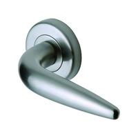 Sorrento Goccia Lever on Rose Pair Sorrento Goccia Lever on Rose Pair - Satin Chrome