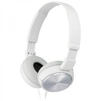 Sony Folding Stereo Headphones Metallic White