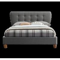 Sova Fabric Bed - Grey Small Double