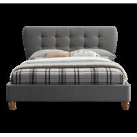 Sova Fabric Bed - Grey Double