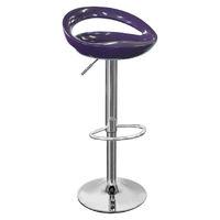 sorrento swivel bar stool purple