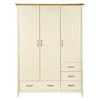 Somerset 3 Door 4 Drawer Wardrobe