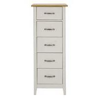 Somerset 5 Drawer Narrow Chest