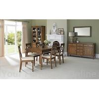 sophia oak 6 8 extension dining table 6 or 8 x back dining chairs tabl ...