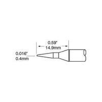 Soldering tip Long, tapered OKI by Metcal SFP-CNL04 Tip size 0.4 mm Tip length 14.9 mm Content 1 pc(s)