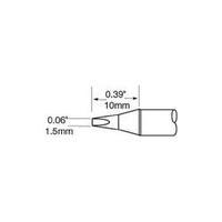 Soldering tip Chisel-shaped OKI by Metcal SFP-CH15 Tip size 1.5 mm Tip length 10 mm Content 1 pc(s)