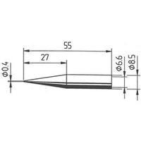 Soldering tip Pencil-shaped, elongated Ersa 842 UD Tip size 0.4 mm Content 1 pc(s)