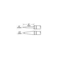 Soldering tip Pencil-shaped OKI by Metcal TFP-BLP2 Tip size 2 mm Tip length 14 mm Content 1 pc(s)